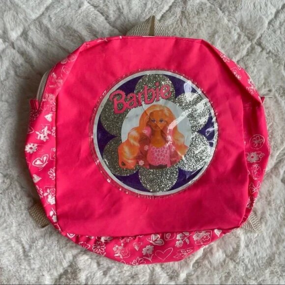 Barbie | Vintage Retro Pink Mini Backpack - Picture 5 of 14